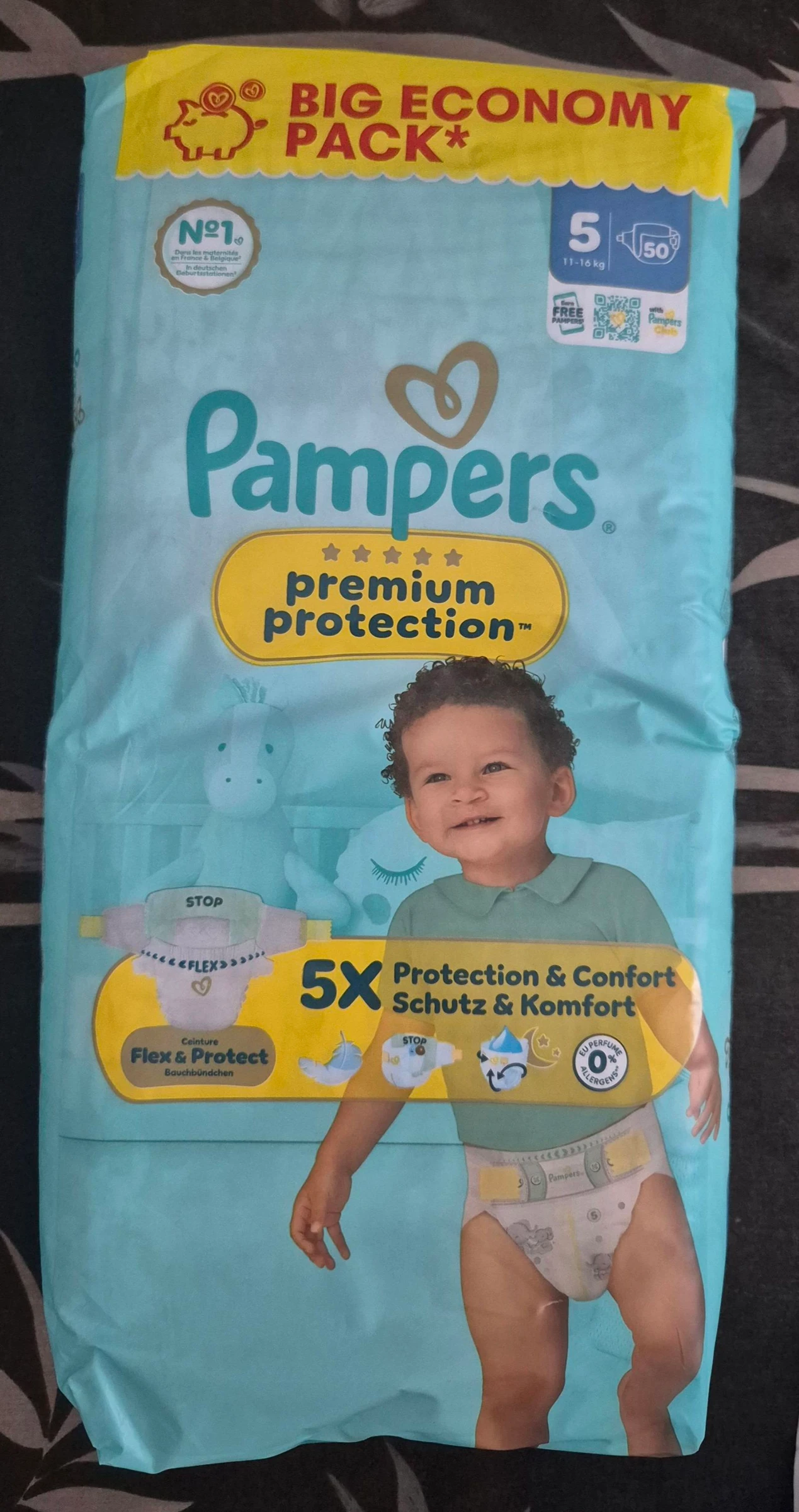 Couches pampers prenium protection T5 